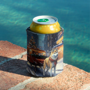 Enfriador De Latas Temporada Festiva de Navidad de Akita