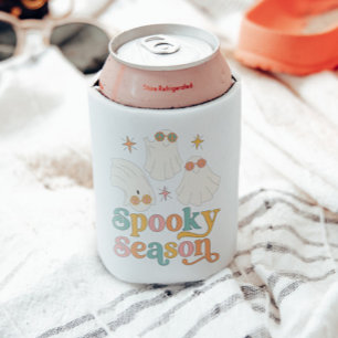 Enfriador De Latas Temporada retro de fantasía de Halloween