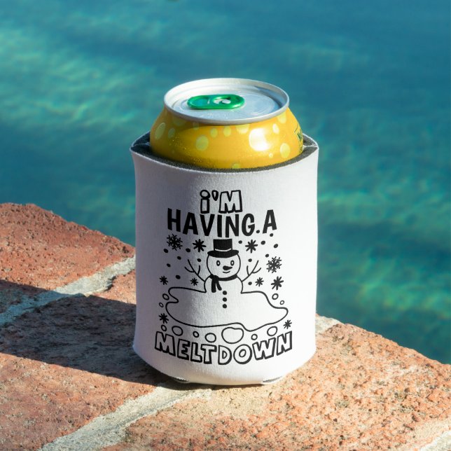 Enfriador De Latas Tener una crisis | Navidades divertidos Humor de S (Piscina in situ)