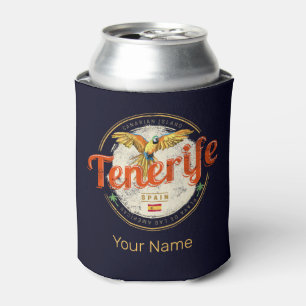 Enfriador De Latas Tenerife y Parrot Islas Canarias España Vintage