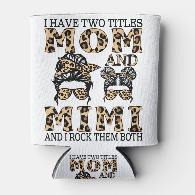 Enfriador De Latas Tengo Dos Títulos Mamá Y Mimi Y Los Rocío (Anverso)