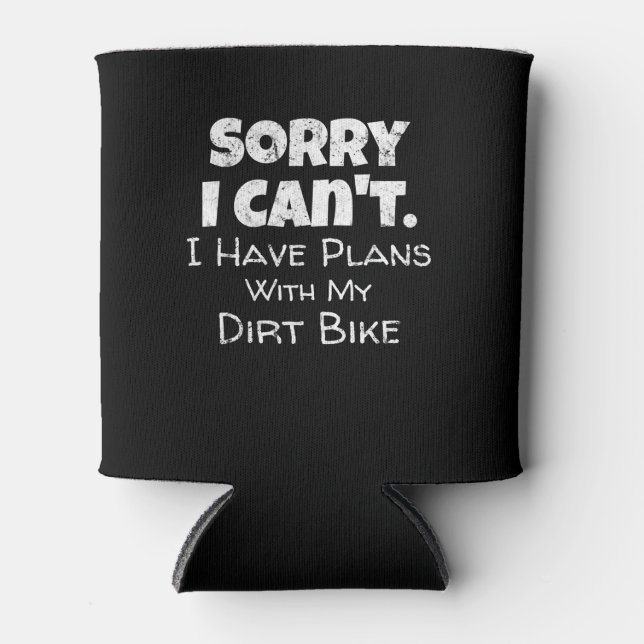 Enfriador De Latas Tengo Planes Con Mi Regalo De Bicicleta Sucia (Anverso)