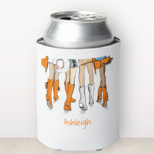 Enfriador De Latas Tennessee Ladies Cowboy Boots Nombre de Moda Naran