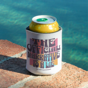 Enfriador De Latas Teoría de la Conspiración Retro