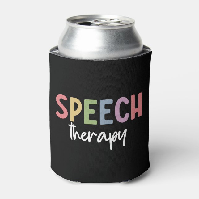 Enfriador De Latas Terapia del habla SLP Speech Pathólogo Regalos (Lata Anverso)