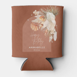 Enfriador De Latas Terracotta bohemia botánica Pampas pasto moderno