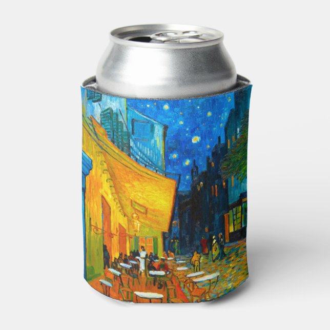 Enfriador De Latas Terraza Van Gogh Café de noche (Lata Anverso)