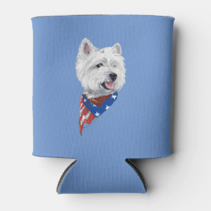 Enfriador De Latas Terrier Blanco de West Highland