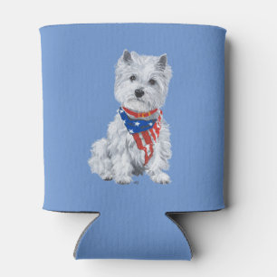 Enfriador De Latas Terrier Blanco de West Highland