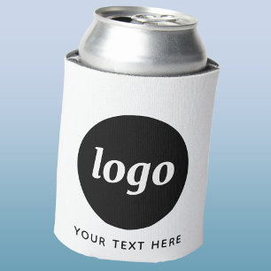 Enfriador De Latas Texto de logotipo simple de branding promocional e