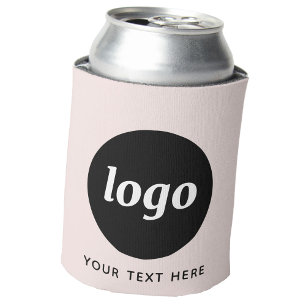 Enfriador De Latas Texto de logotipo simple Negocios Promocional Rubo