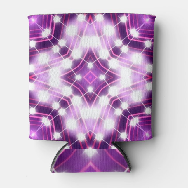 Enfriador De Latas Textura de fondo de focos dinámicos (Anverso)