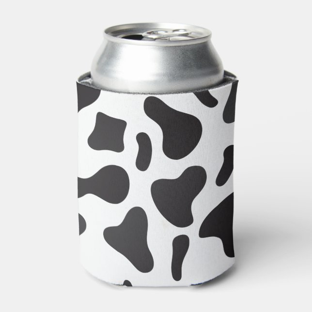 Enfriador De Latas Textura de la piel de vaca (Lata Anverso)