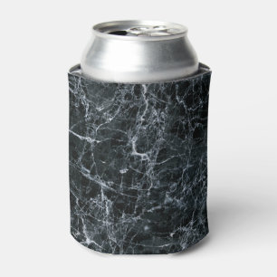 Enfriador De Latas Textura de mármol negro