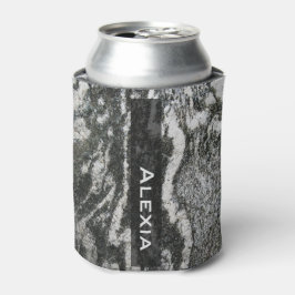 Enfriador De Latas Textura de rock de geología decorativa con nombre