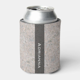 Enfriador De Latas Textura de rock geológico con nombre