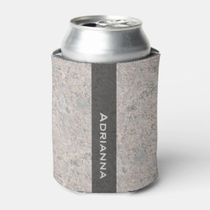 Enfriador De Latas Textura de rock geológico con nombre