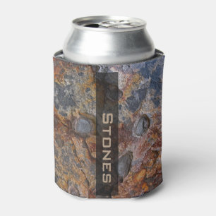 Enfriador De Latas Textura sucia de la roca de la geología con nombr