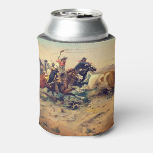 Enfriador De Latas The Herd Quitter (por C. M. Russell, c. 1897)
