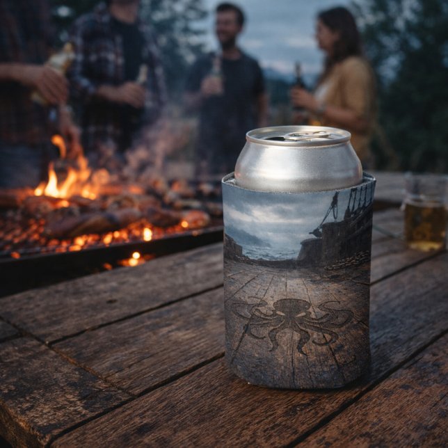 Enfriador De Latas The Unmanned Deck — Pirate Ship Scene (Subido por el creador)