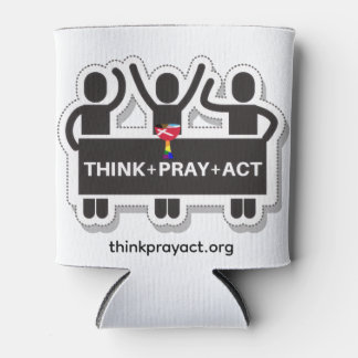 Enfriador de Latas Think+Pray+Act