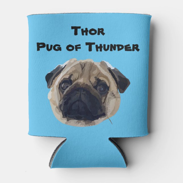 Enfriador De Latas Thor Pug of Thunder (Anverso)