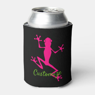 Enfriador De Latas Thunder_Cove de rana de árbol rosa
