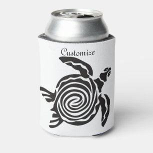 Enfriador De Latas Thunder_Cove de tortuga de estilo tribal