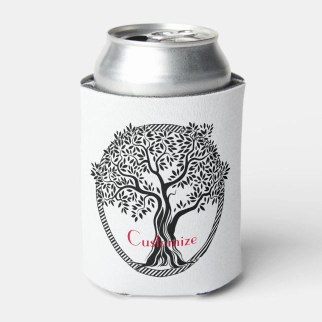 Enfriador De Latas Thunder_Cove del árbol de la vida (Lata Anverso)