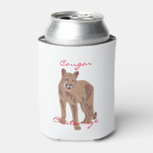 Enfriador De Latas Thunder_Cove del león de la montaña Puma Cougar
