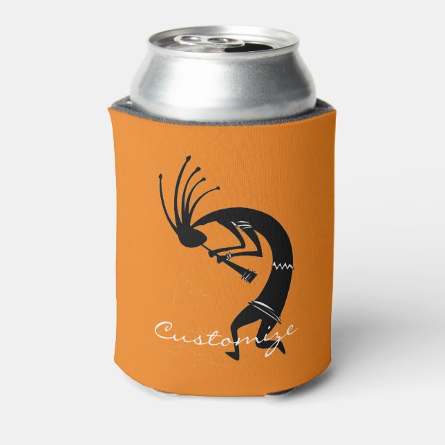 Enfriador De Latas Thunder_Cove, jugador de flauta de Kokopelli (Reverso de la lata)