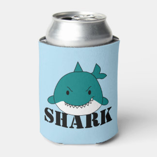 Enfriador De Latas Tiburón Azul Divertido