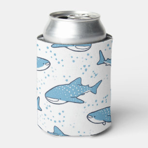 Enfriador De Latas Tiburón de ballena estrellado (luz)