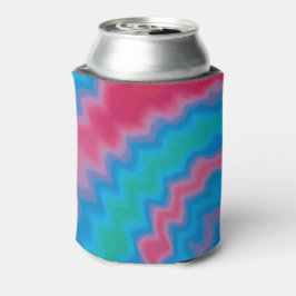 Enfriador De Latas Tie dyed groovy funky giratorio retro fresco moder