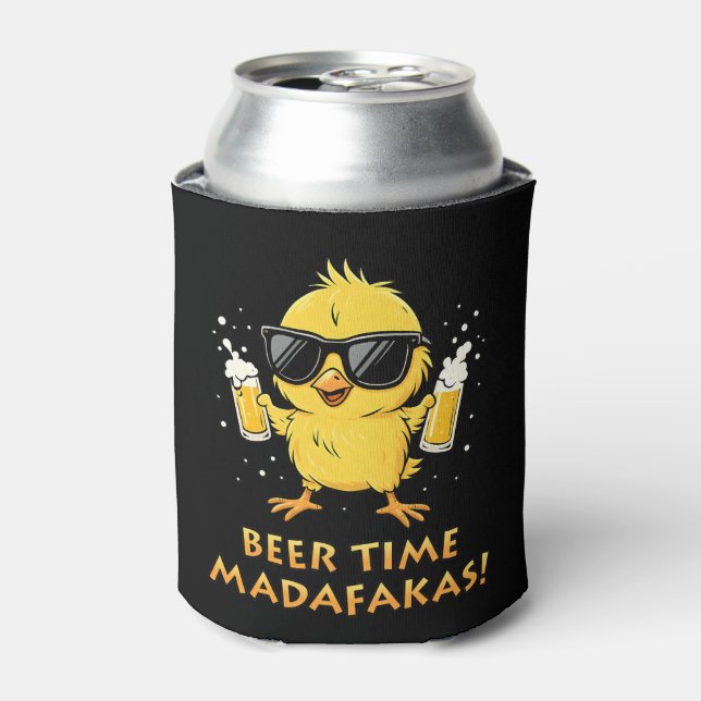 Enfriador De Latas Tiempo de cerveza Madafakas Gracioso Meme Duck Goo (Lata Anverso)