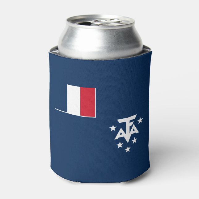Enfriador De Latas Tierras Antárticas del Sur Francés (Lata Anverso)