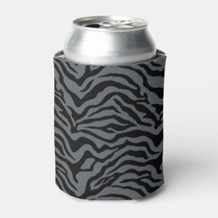 Enfriador De Latas Tigre de franja gris y negro