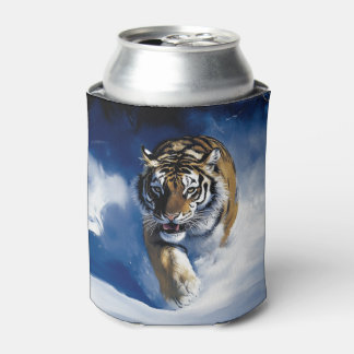 Enfriador De Latas Tigre en la nieve
