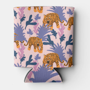 Enfriador De Latas Tigres tropicales patrón de cosecha de selva