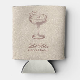 Enfriador De Latas Tini Bit Older Elegant Gold Birday