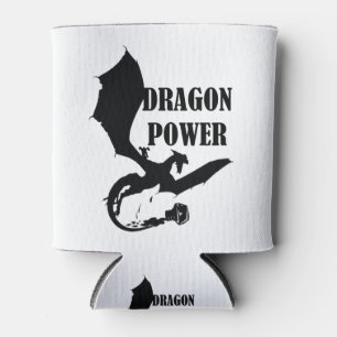 Enfriador De Latas Tinta derramada forma Dragon en negro 2