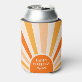 Enfriador De Latas Tipografía de arco de sol retro