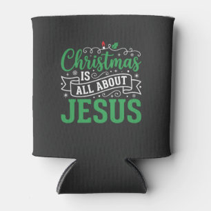 Enfriador De Latas Tipografía La Navidad se trata de Jesús