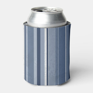 Enfriador De Latas Tiras de azul y blanco