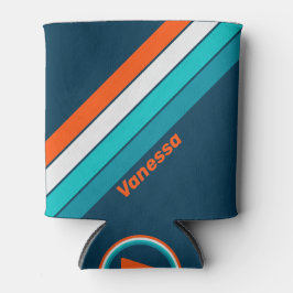 Enfriador De Latas Tiras de Echo Bluebottle con nombre