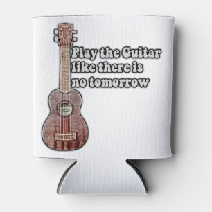 Enfriador De Latas Toca la guitarra como si no hubiera mañana.