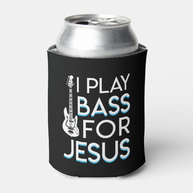 Enfriador De Latas Toco Bass Jesus Christian Bass Guitar (Lata Anverso)