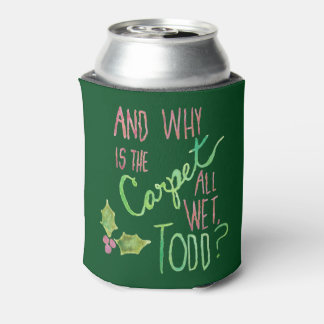 Enfriador De Latas Todd y Margo Refrigerador de bebidas de vacaciones