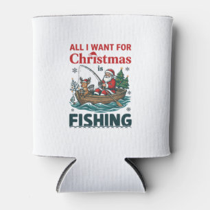 Enfriador De Latas Todo lo que Quieren las Navidades es Pescar Barco