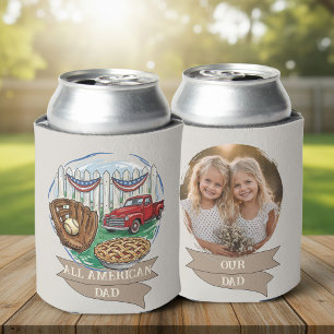 Enfriador De Latas Todo Papá Americano Foto de Nuestro Papá